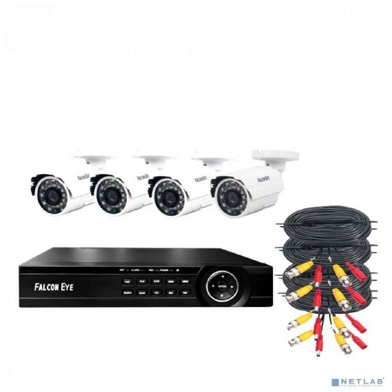 Falcon Eye FE-1108MHD KIT SMART 8.4 Комплект видеонаблюдения. -ми канальный  гибридный {(AHD,TVI,CVI,IP,CVBS) регистратор Видеовыходы: VGAHDMI  Видеовходы: 8xBNCРазрешение записи до 1080N} Купить в Твери FE-1108MHD KIT  SMART 8.4 за 12290 Руб.